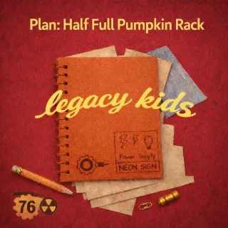 Half Full Pumpkin Rack