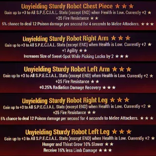 Uny Sturdy Robot Set