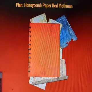 H.C Paper Red Mothman