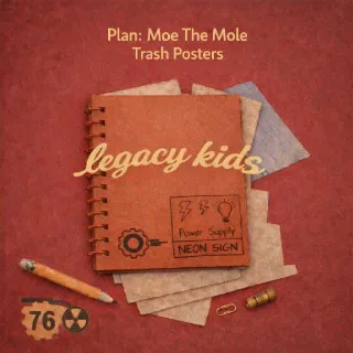Moe the Mole Trash Poster