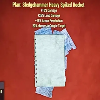 Sledgehammer Heavy Spiked Rocket