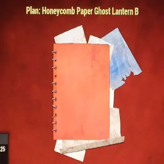 Honeycomb Paper Ghost Lantern B