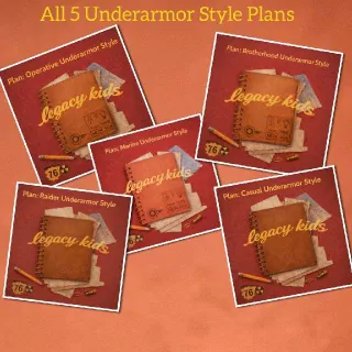 All 5 Tradeable Underarmor Style Plans
