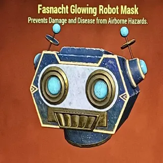 Glowing Robot Mask