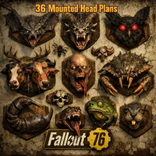 Mounted Heads 36 Plans