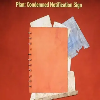 Condemned Notification Sign