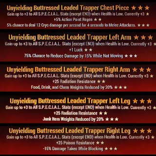 Unyielding Trapper Set
