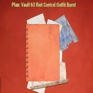 Vault 63 Riot Control Outfit Burnt