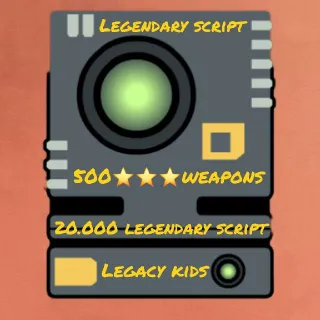 Scrip 500 ⭐️⭐️⭐️ Weapons