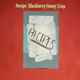 Blackberry Honey Crisp Recipe