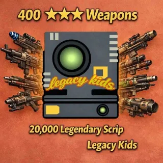Scrip 400 ⭐️⭐️⭐️ Weapons