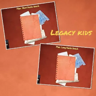 Long & Short Rustic Bench Plans