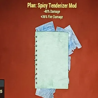 Spicy Tenderizer Mod Plan