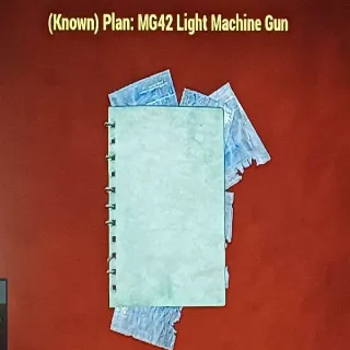 Light Machine Gun Plan