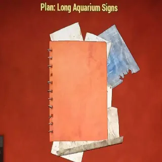 Long Aquarium Signs