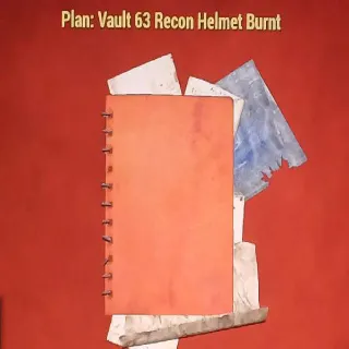 Vault 63 Recon Helmet Burnt