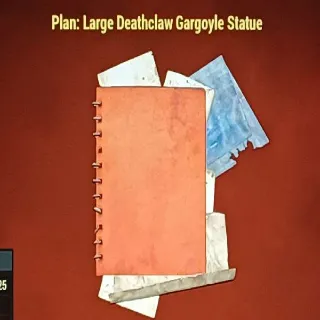 Large Deathclaw Gargoyle Statue