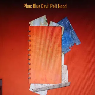 Blue Devil Pelt Hood