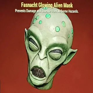 Glowing Alien Mask