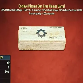 Enclave Plasma Gun True Flamer Mod