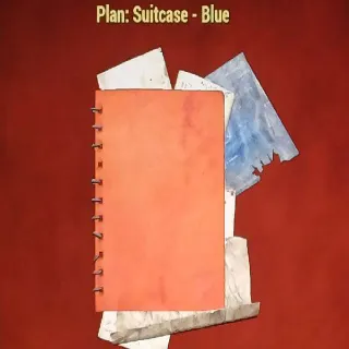 Suitcase Blue