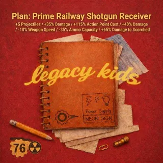 Prime Railway Shotgun Receiver Plan