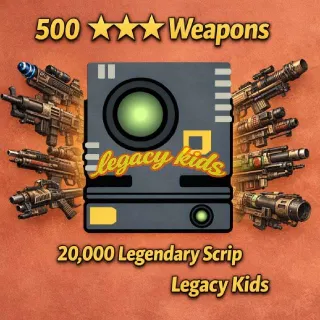 Scrip 500 ⭐️⭐️⭐️ Weapons
