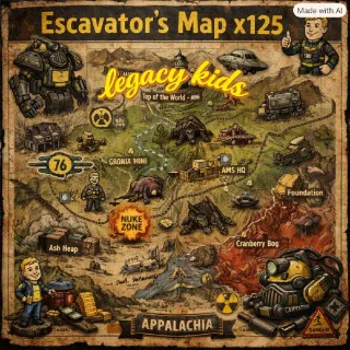 Excavator's Map x125