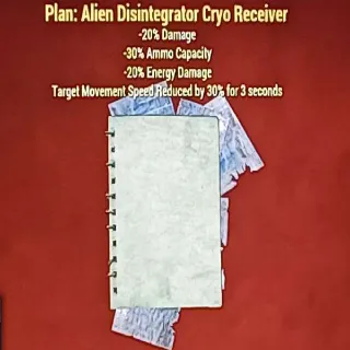 Alien Disintegrator Cryo Receiver