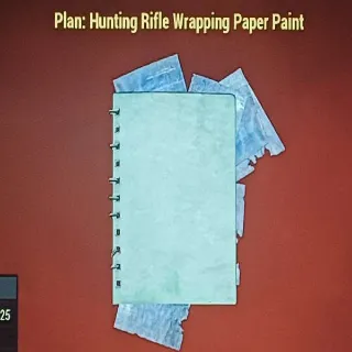 Hunting Rifle Wrapping Paper Paint Plan