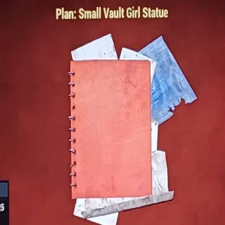 Small Vault Girl Statue