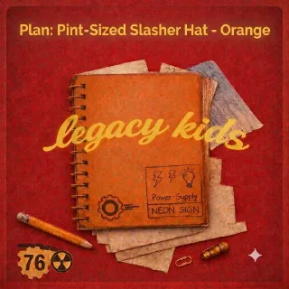 Pint-Sized Slasher Hat Orange Plan