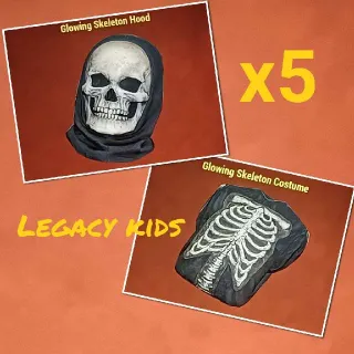 Glowing Skeleton Costume