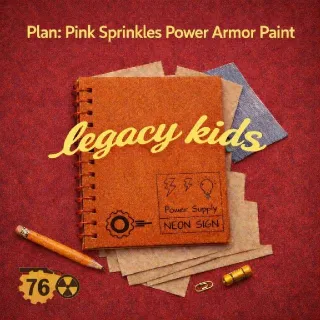 Pink Sprinkles Power Armor Paint