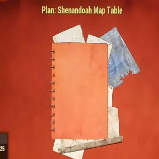 Shenandoah Map Table