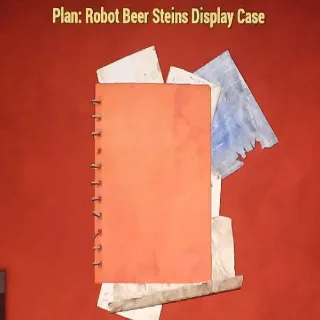 Robot Beer Steins Display Case