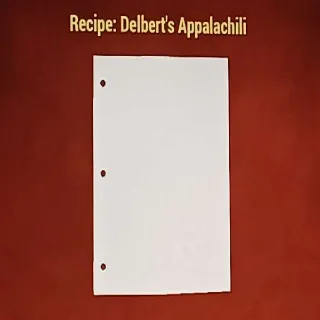 Delberts Appalachili Recipe