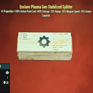 Enclave Plasma Gun Stabilized Splitter Mod