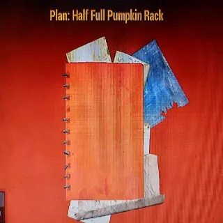 Half Full Pumpkin Rack