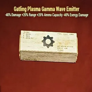 Gatling Plasma Gamma Wave Emitter Mod