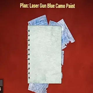 Laser Gun Blue Camo Paint Plan