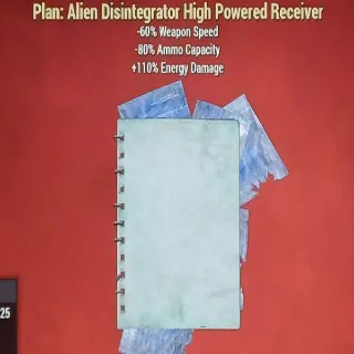 Alien Disintegrator High Powered Receiver