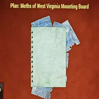 Moths of West Virginia Mounting Board