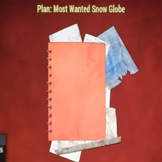 Most Wanted Snow Globe