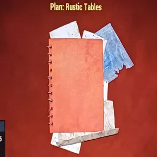 Rustic Tables Plan
