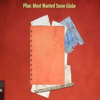 Most Wanted Snow Globe