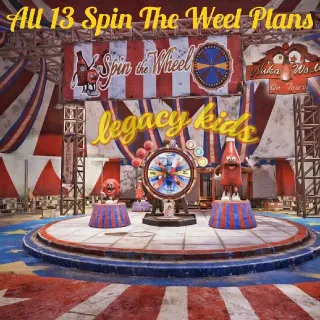 All 13 Spin The Weel Plans