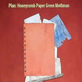 Honeycomb Paper Green Mothman Plan