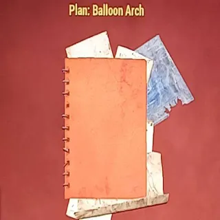 Ballon Arch Plan