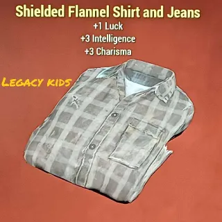 Shielded Flannel Shirt and Jeans (No Plan)
